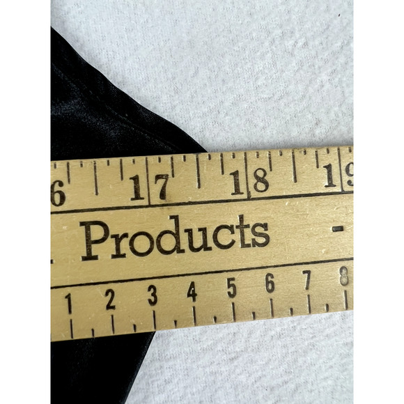 Y2K Black Stain double‎ v tank top Pleated Glam 90s Grunge Goth Whimsifairy - Picture 10 of 10